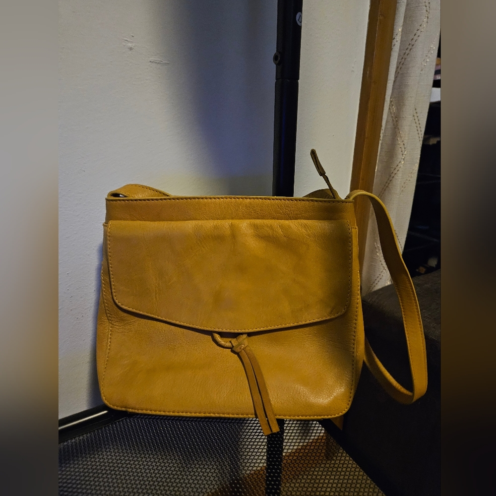 Lucky brand golden yellow purse